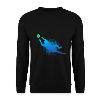 Gardien de but - Sweat-shirt Unisexe - noir - Devant - Alina (178cm) & Michal (187cm)