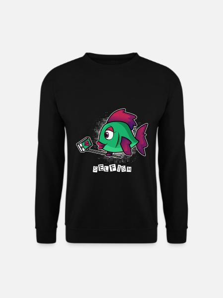 Selfish - Unisex Sweatshirt - black