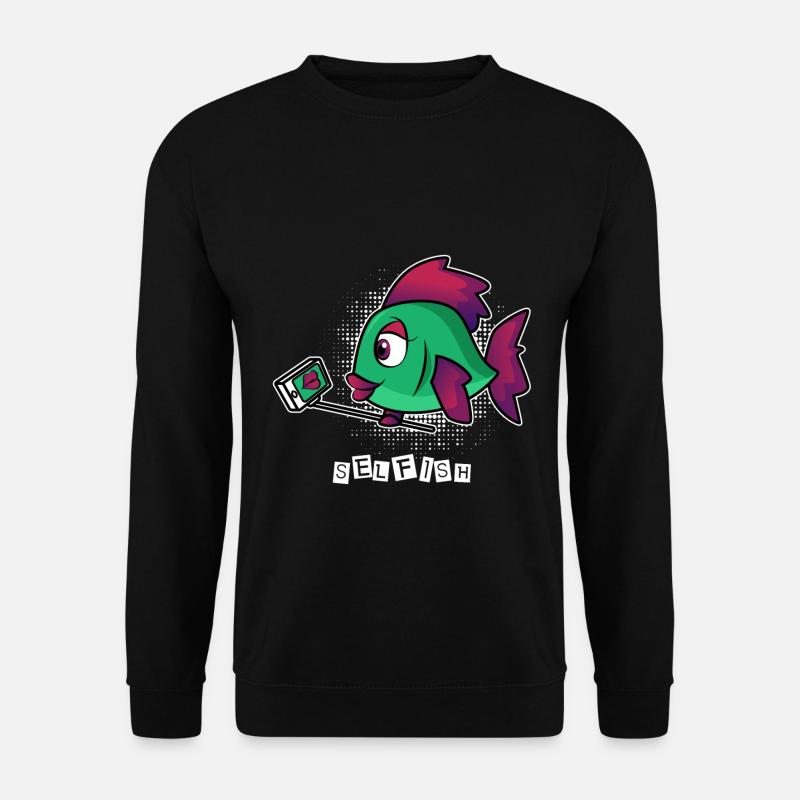 Selfish - Unisex Sweatshirt - black