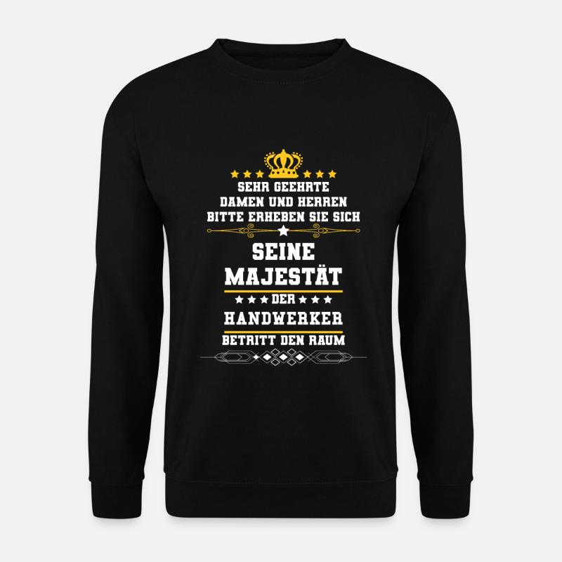 Handwerker - Unisex Pullover - Schwarz