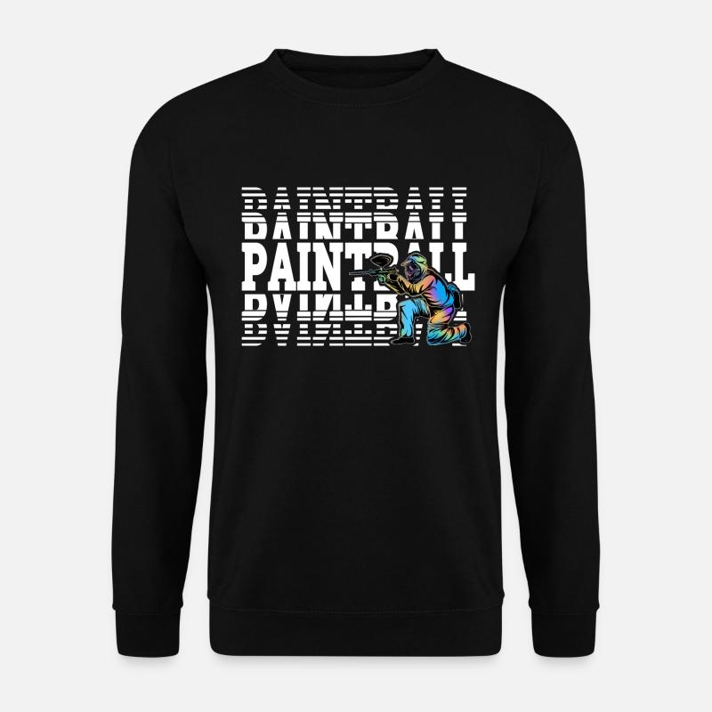 Paintball - Unisex Pullover - Schwarz