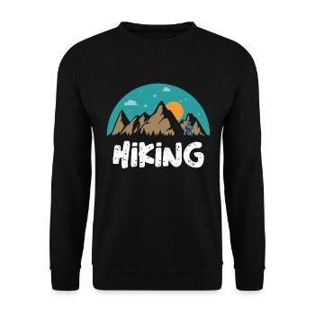 Randonnée Nature Nature Nature Camping Randonnée - Sweat-shirt Unisexe - noir - Devant - Alina (178cm) & Michal (187cm)