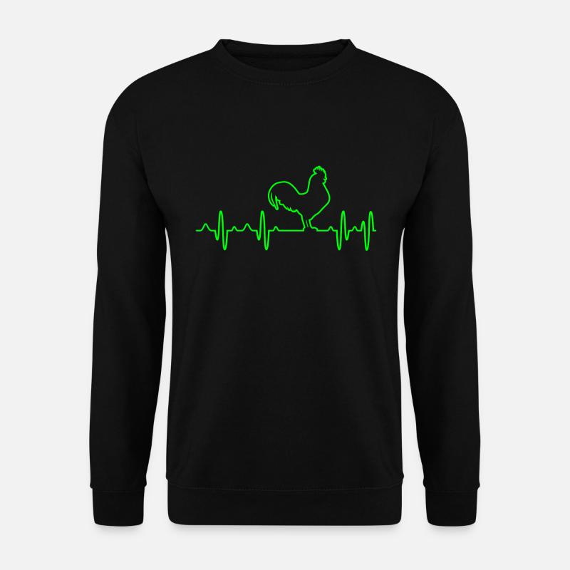 Huhn - Unisex Pullover - Schwarz