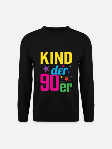 Kind der 90er Jahre 90s - Unisex Pullover - Schwarz