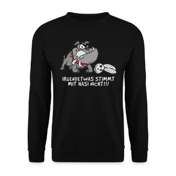 Motif drôle - Sweat-shirt Unisexe - noir - Devant - Alina (178cm) & Michal (187cm)