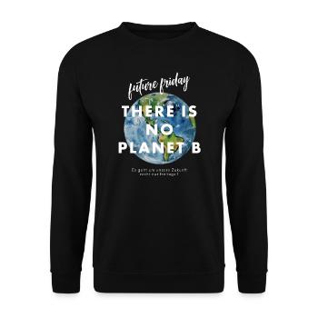 future friday planet b - Unisex Sweatshirt - black - Front - Alina (178cm) & Michal (187cm)