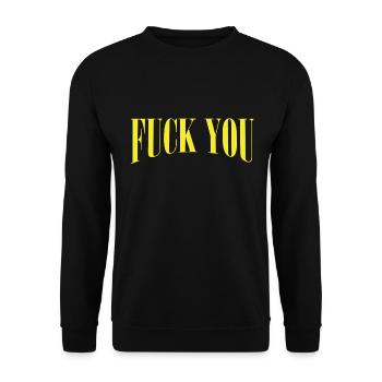 Va te faire foutre - Sweat-shirt Unisexe - noir - Devant - Alina (178cm) & Michal (187cm)