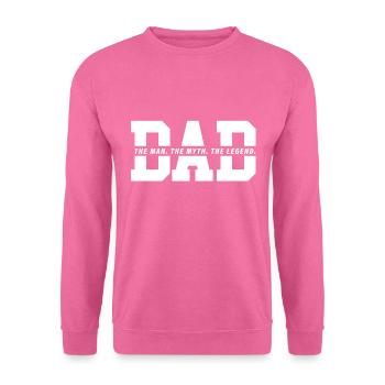 DAD, The Myth - Unisex Sweatshirt - pink - Front