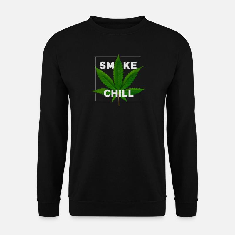 Weed leaf composition - Unisex Sweatshirt - black