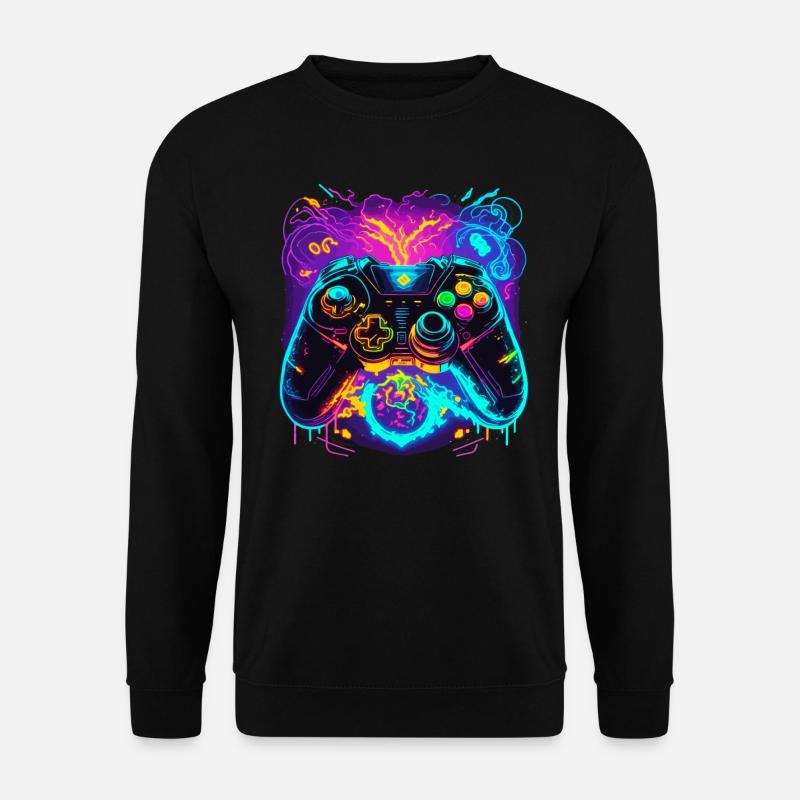 Power Graffiti Gaming Controller - Sweat-shirt Unisexe - noir
