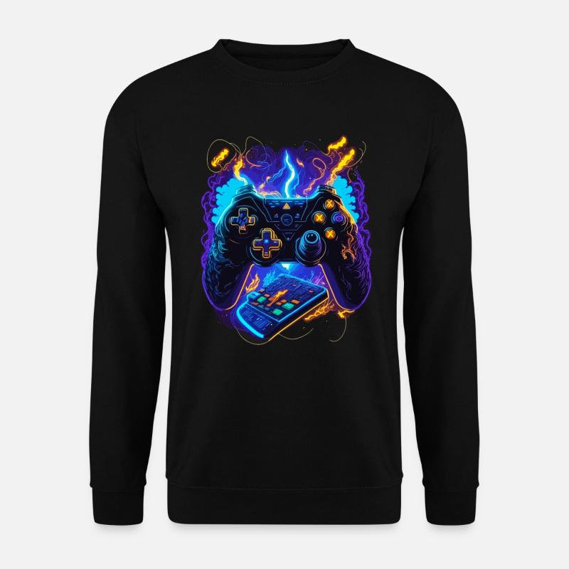 Cyber Gaming Controller - Unisex Sweatshirt - black