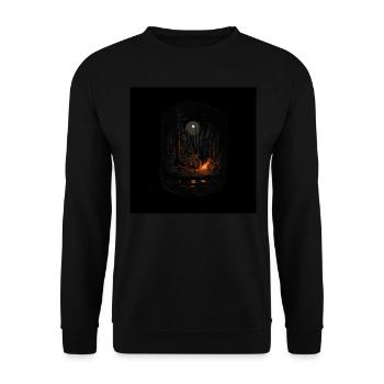 Perfect Evening - Unisex Sweatshirt - black - Front - Alina (178cm) & Michal (187cm)