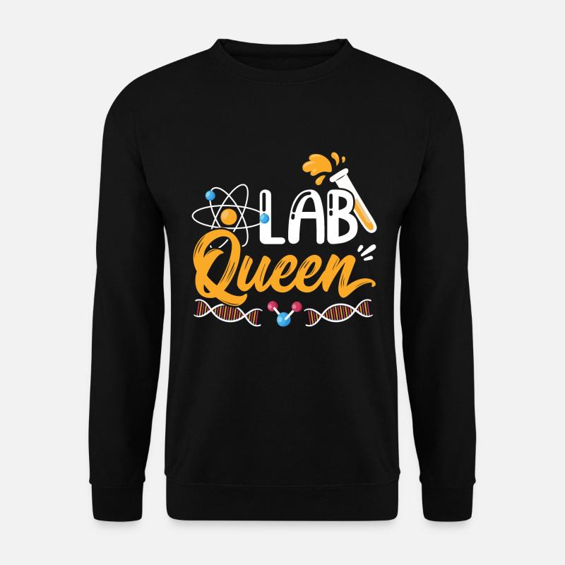 Labor Laborantin Lab Queen - Unisex Pullover - Schwarz