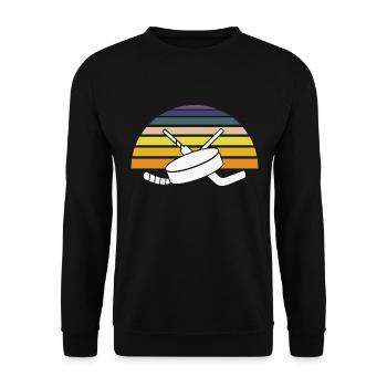Eishockey Hockey sur glace - Sweat-shirt Unisexe - noir - Devant - Alina (178cm) & Michal (187cm)