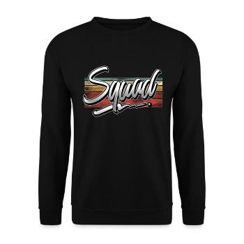 Squad - Unisex Sweatshirt - black - Front - Alina (178cm) & Michal (187cm)