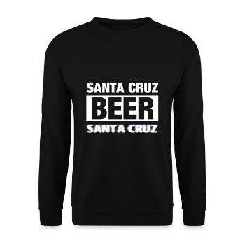 Santa Cruz Bier - Unisex Pullover - Schwarz - Vorne - Alina (178cm) & Michal (187cm)