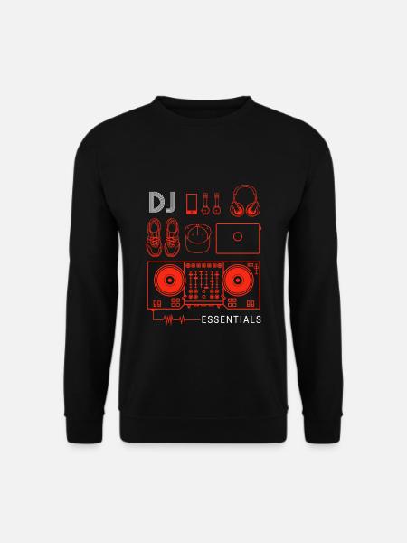 DJ Djing Geschenk Deejay Discjockey DJ Deejay - Unisex Pullover - Schwarz