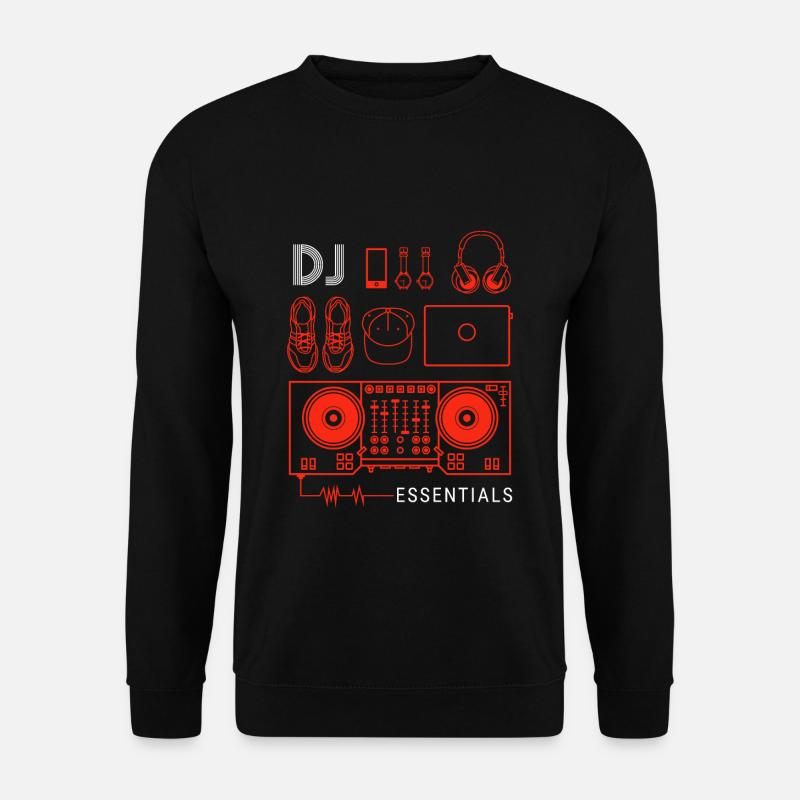 DJ Djing Gift Deejay Disc Jockey DJ Deejay - Sweat-shirt Unisexe - noir