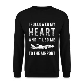 Voyage Voyage Vacances Aventure Tourisme Cadeau - Sweat-shirt Unisexe - noir - Devant - Alina (178cm) & Michal (187cm)