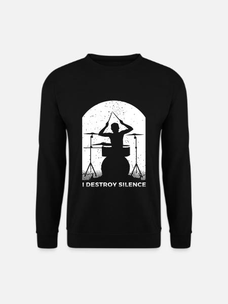 Drums Gift Drummer Percussion - Unisex Sweatshirt - black