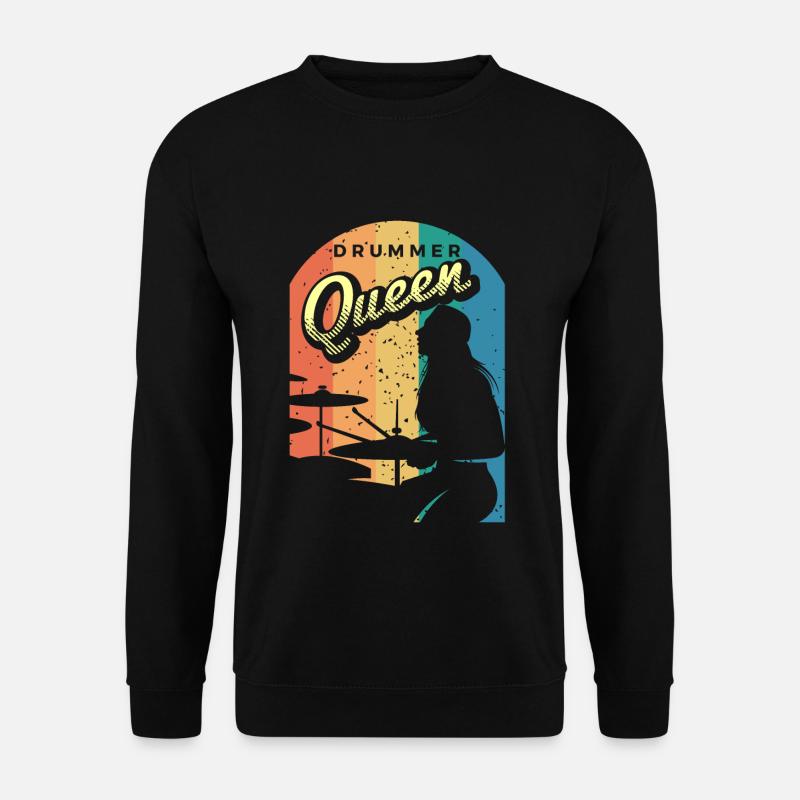Batterie Percussion Percussion - Sweat-shirt Unisexe - noir