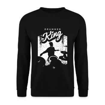 Batterie Percussion Percussion - Sweat-shirt Unisexe - noir - Devant - Alina (178cm) & Michal (187cm)