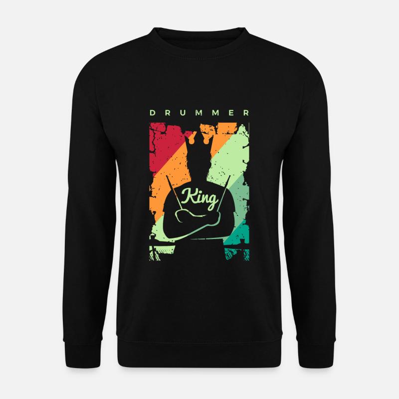Batterie Percussion Percussion - Sweat-shirt Unisexe - noir