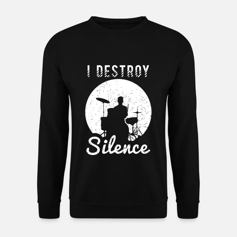 Batterie Percussion Percussion - Sweat-shirt Unisexe - noir