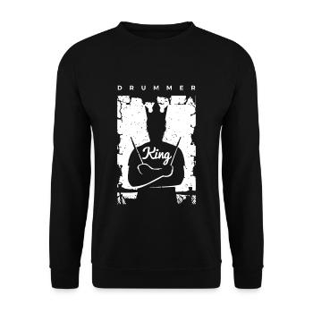 Batterie Percussion Percussion - Sweat-shirt Unisexe - noir - Devant - Alina (178cm) & Michal (187cm)