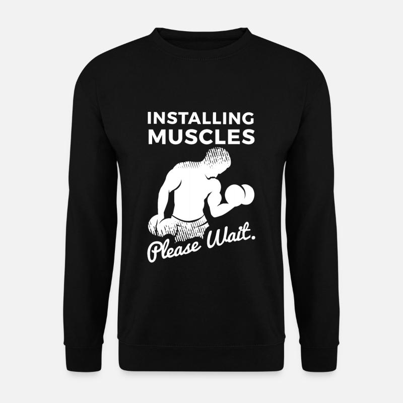 Gewichtheber Fitness Krafttraining Kraftsport - Unisex Pullover - Schwarz
