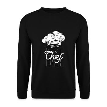 Best Chef, Best Chef, TShirt, Funny Quote - Unisex Sweatshirt - black - Front - Alina (178cm) & Michal (187cm)