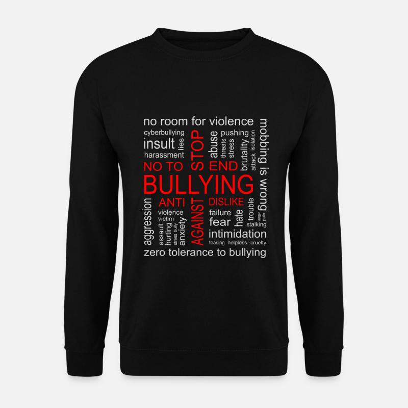 Stopp Mobbing - Unisex Pullover - Schwarz