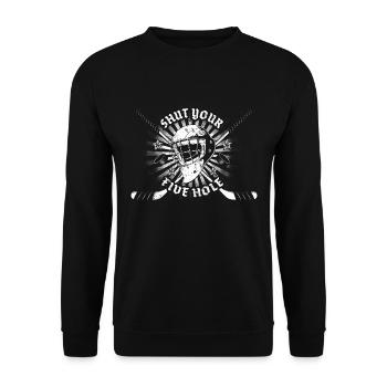 Hockey sur glace - Sweat-shirt Unisexe - noir - Devant - Alina (178cm) & Michal (187cm)