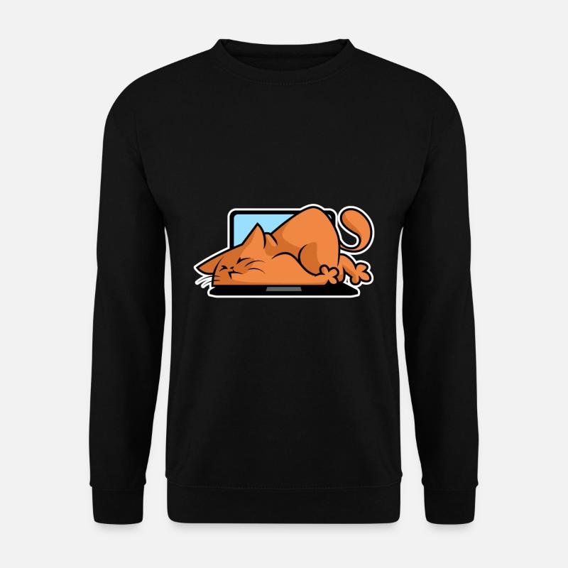 Cats and computers - Unisex Sweatshirt - black