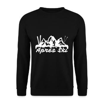 Apres Ski - Sweat-shirt Unisexe - noir - Devant - Alina (178cm) & Michal (187cm)