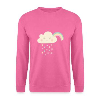 Cloud - Unisex Sweatshirt - pink - Front
