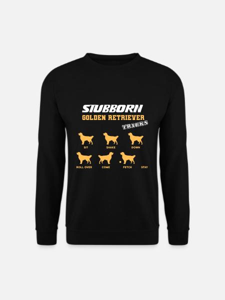 Golden Retriever Tricks - Unisex Sweatshirt - black