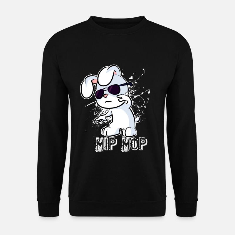 Hip Hop Hase - Unisex Pullover - Schwarz