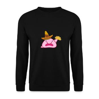 mexicain - Sweat-shirt Unisexe - noir - Devant - Alina (178cm) & Michal (187cm)