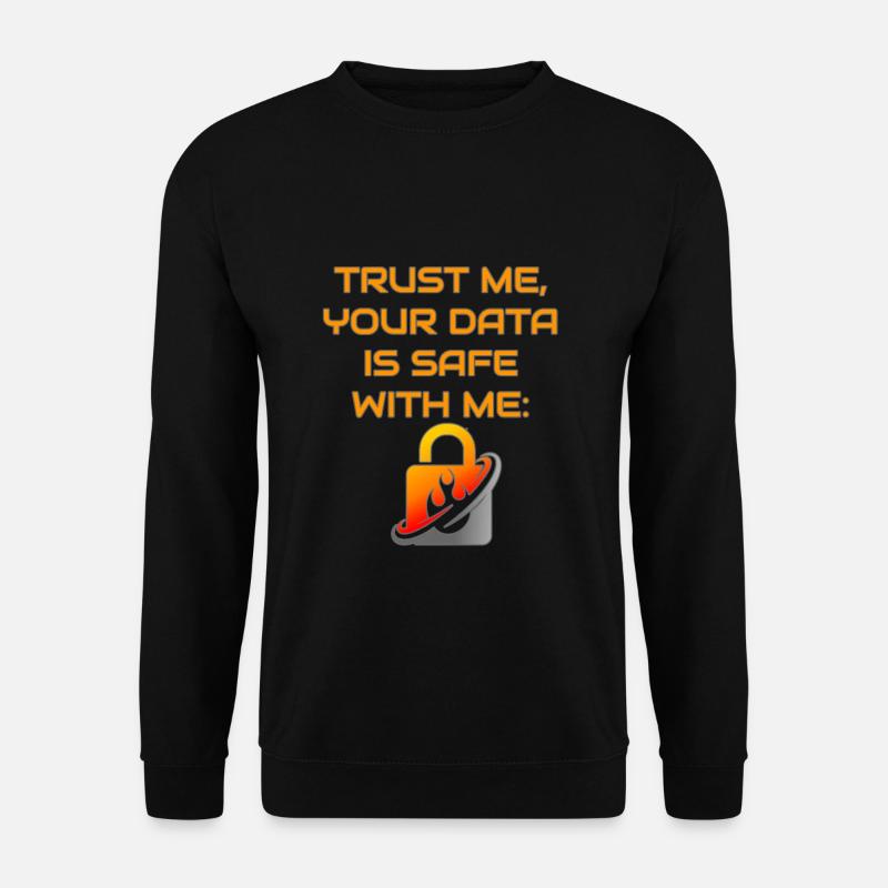 Datenschutz - Unisex Pullover - Schwarz