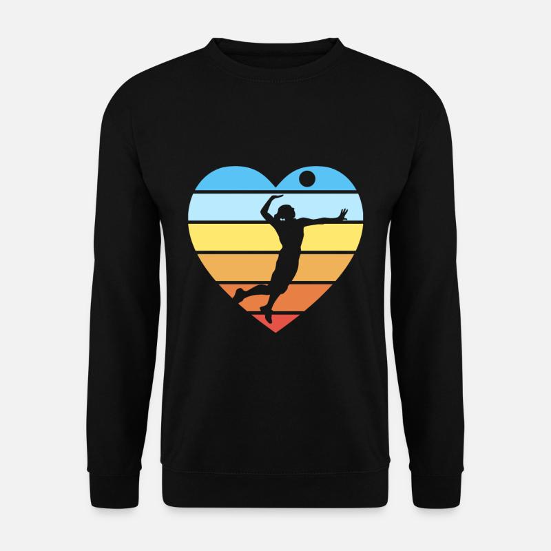 Beach Volleyball - Unisex Pullover - Schwarz
