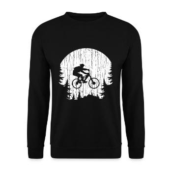 VTT - Sweat-shirt Unisexe - noir - Devant - Alina (178cm) & Michal (187cm)