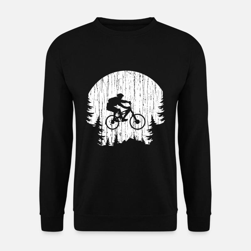 Mountainbiken - Unisex Pullover - Schwarz