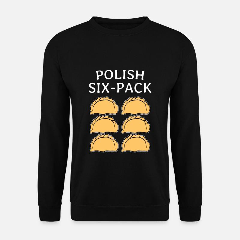 Pierogi Polish Six Pack - Unisex Sweatshirt - black