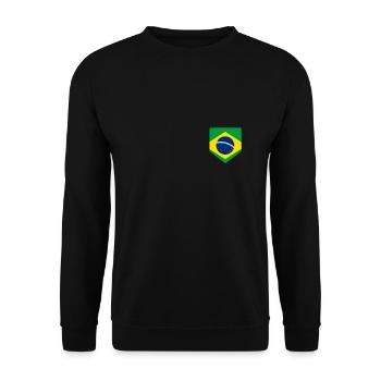 Brésil - Sweat-shirt Unisexe - noir - Devant - Alina (178cm) & Michal (187cm)