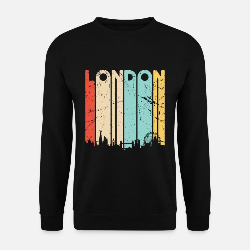 London - Unisex Pullover - Schwarz