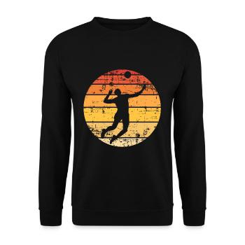 Volleyball - Unisex Pullover - Schwarz - Vorne - Alina (178cm) & Michal (187cm)