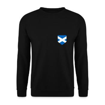 Schottland - Unisex Pullover - Schwarz - Vorne - Alina (178cm) & Michal (187cm)