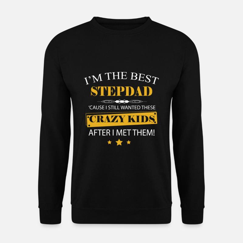 Best Stepfather - Unisex Sweatshirt - black
