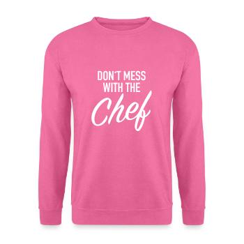 Der Koch ist König - Unisex Pullover - Pink - Vorne
